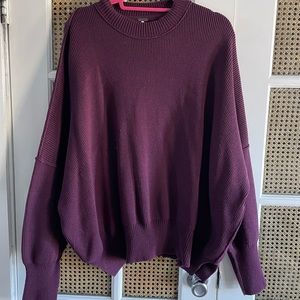 Free people maroon East Street tunic